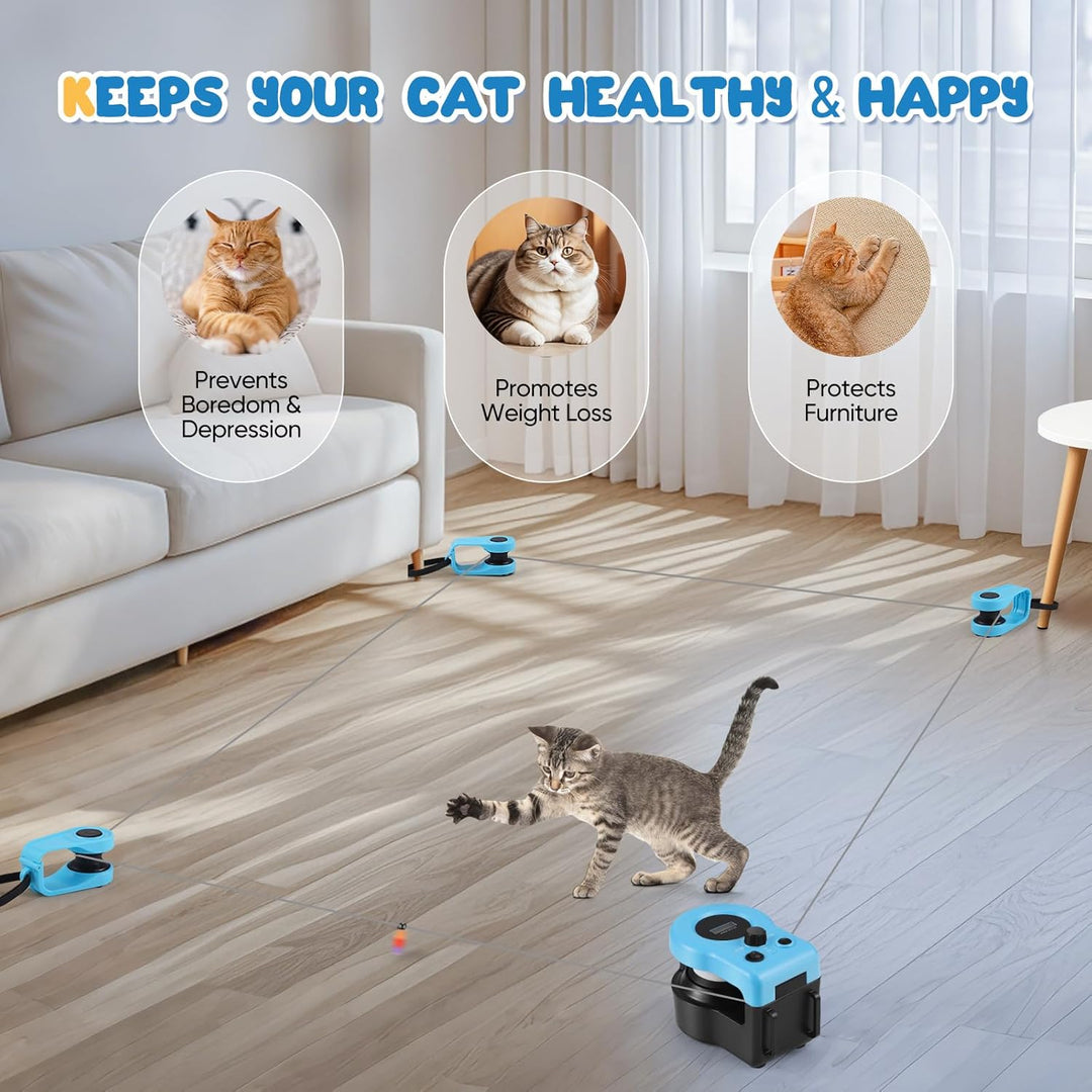 Katzenspielzeug für den Innenbereich, neues Laufband für gelangweilte Kätzchen, Katzenspielzeug mit