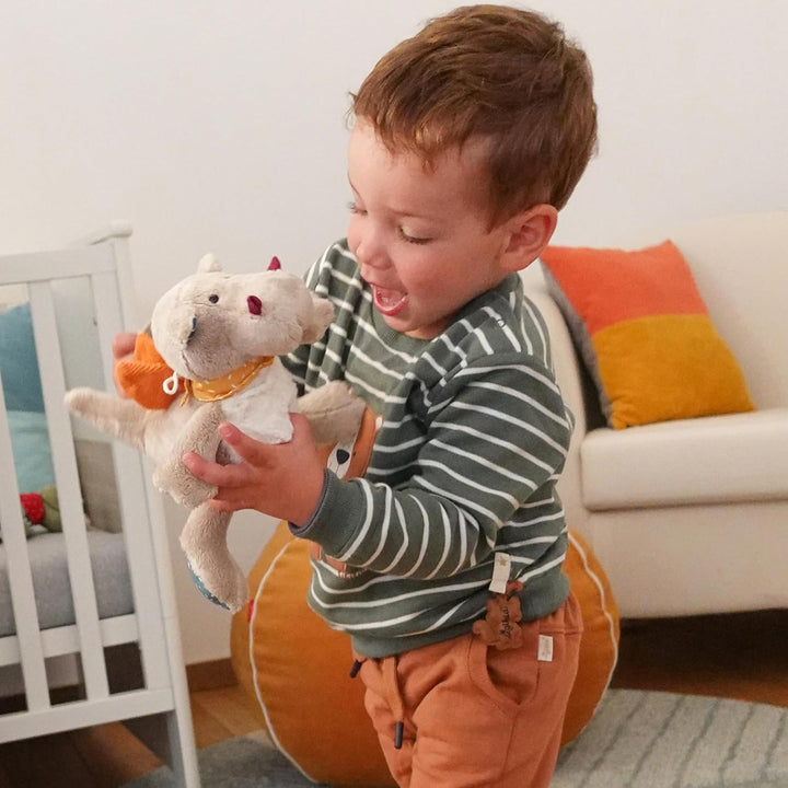 43351 SIGIKID Spieluhr Drache Baby Geschenk ‎grau/Drache, ‎grau/Drache