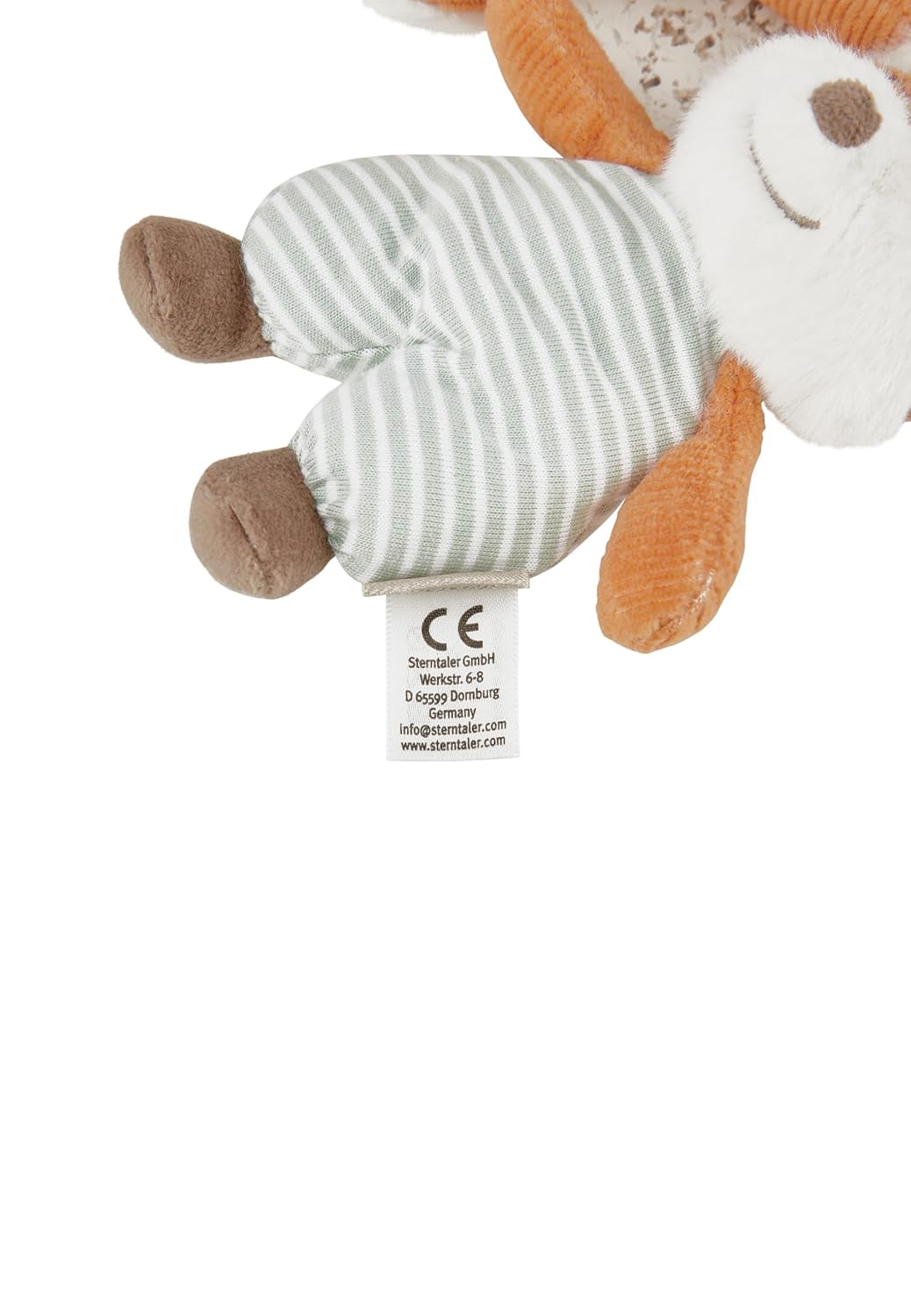 Sterntaler Spielzeug zum Aufhängen Fuchs Filou - Spielzeug für Babyschale mit Klettverschluss - weic