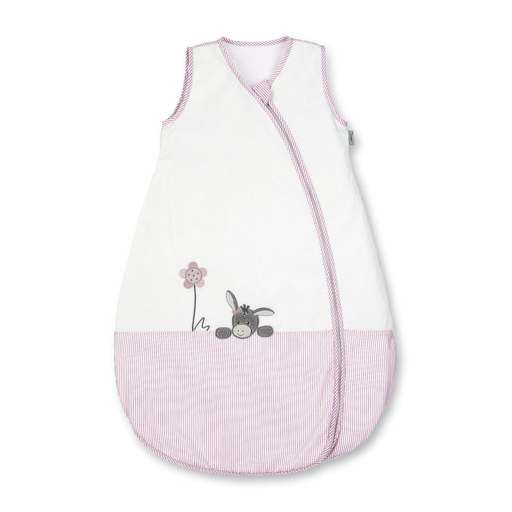 Sterntaler Sommer-Schlafsack für Kleinkinder, Reissverschluss, Grösse: 110, Emmi Girl, Weiss/Rosa Em