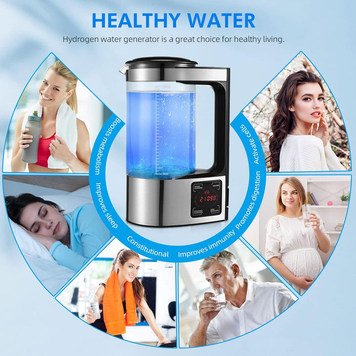 2L Wasserstoff Wassergenerator mit SPE und PEM Technologie, Verbesserte Version Wasserstoff Generato