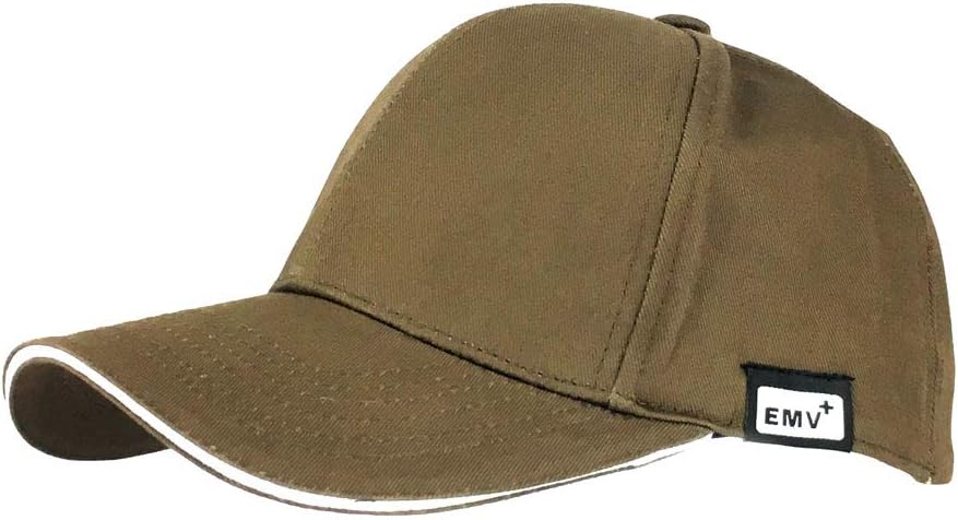 Strahlenschutz Anti-Radiation Baseball Cap (Braun) mit Silberfaser blockiert Handy-Strahlung, WLAN u