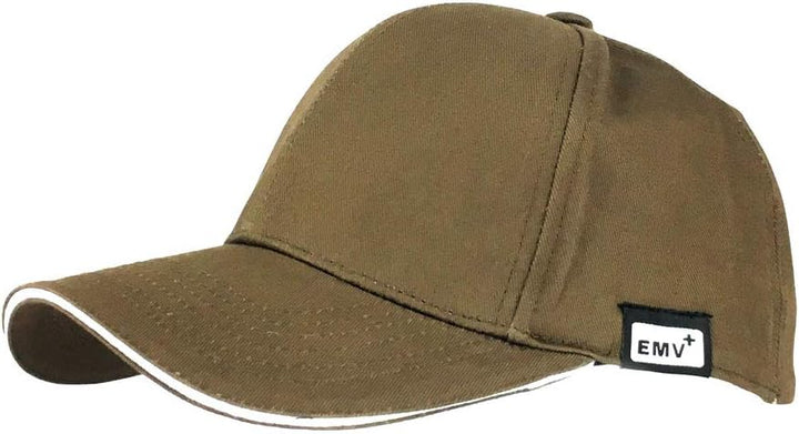 Strahlenschutz Anti-Radiation Baseball Cap (Braun) mit Silberfaser blockiert Handy-Strahlung, WLAN u
