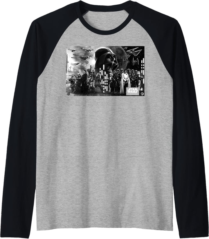 Star Wars Rogue One Death Star Battle Groupshot Raglan