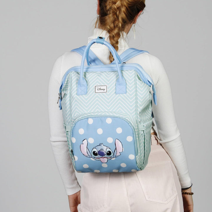 Lilo und Stitch Lovely-Mommy Rucksack, Blau, 25 x 40 cm, Kapazität 20 L