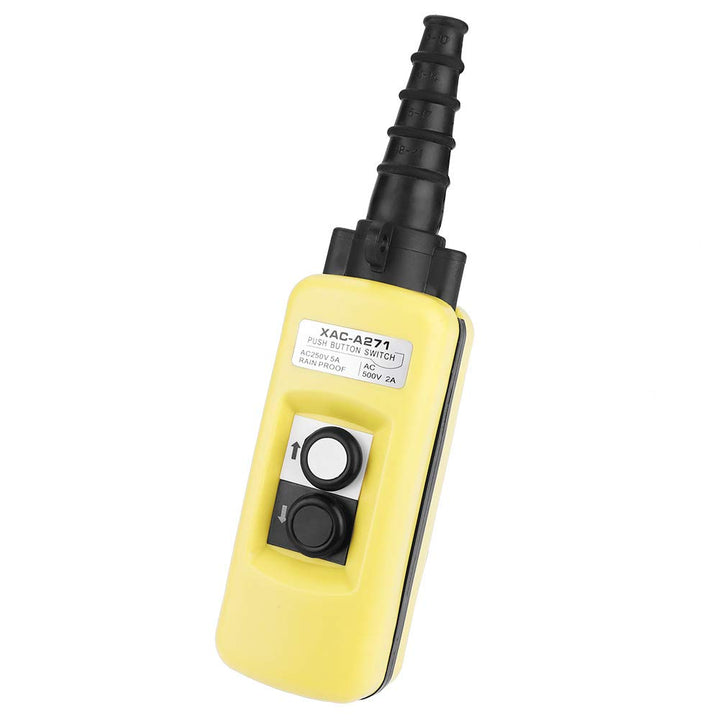 XAC-A271 Crane Kettenzug Push Control Button Switch Heben Anhänger Controller 2 Tasten