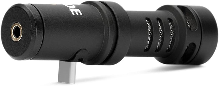 Rode Videomic Me-C+ USB-C Mikrofon für iOS und Android Smartphones mit Audiofly InEar Ohrhörer