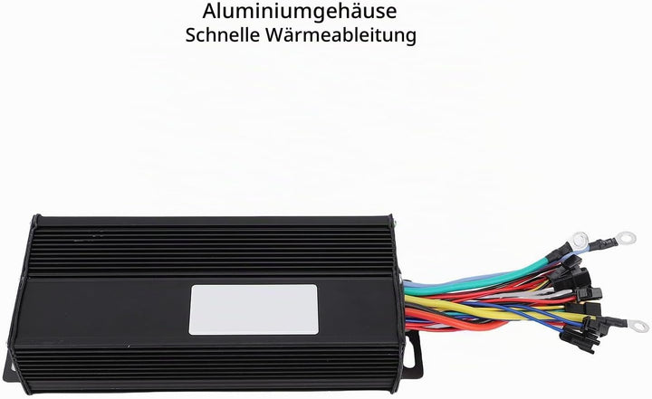 BuyWeek E-Bike Brushless Motor Controller Kit, 36V 48V 1500W 2000W 40A 3 Modus Sinuswellen Motor Reg