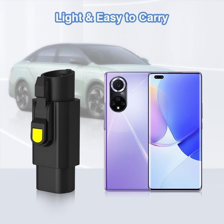 EV Ladekabel Autoladegerät Adapter, Typ 2 bis Typ 1 EV + Adapter für Elektrofahrzeug Ladekabel, 32A