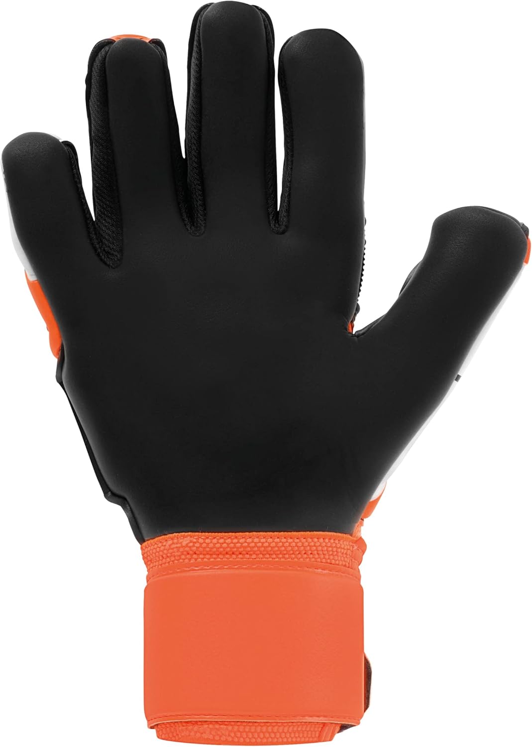 uhlsport Unisex – Erwachsene Resist Torwarthandschuhe 5 fluo orange/weiss/schwarz, 5 fluo orange/wei