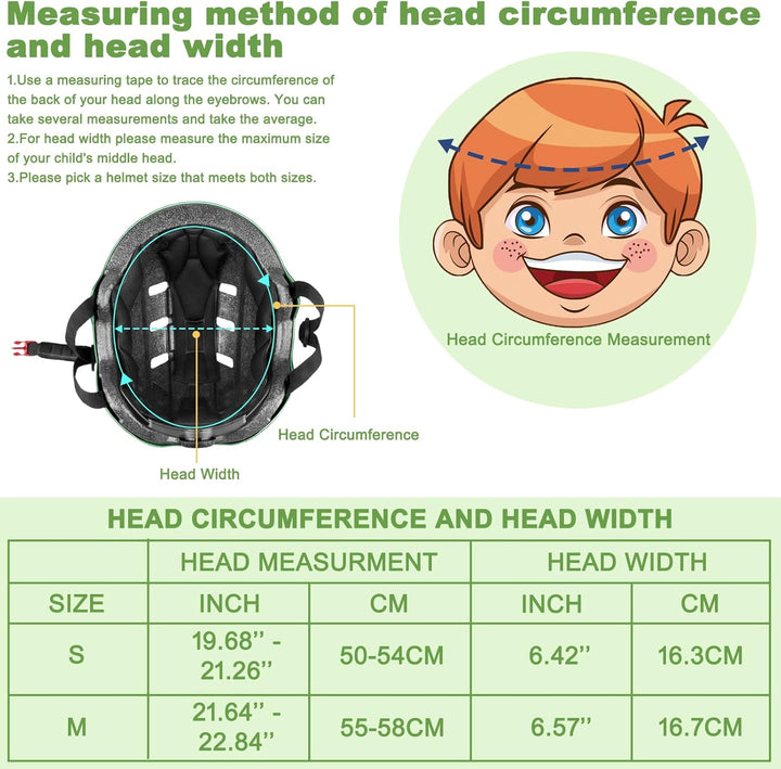 KORIMEFA Kinder Fahrradhelm Kinderhelm Radhelm Sporthelm CE-Zertifizierung für Fahrrad Skateboard Sc