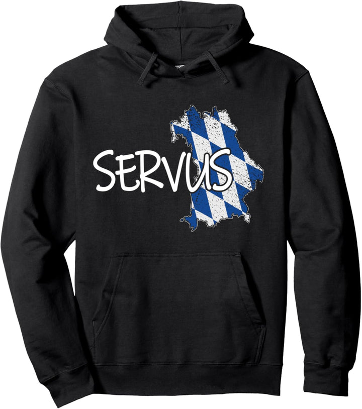 Bayern Berge Wandern Bergsteiger Tracht Oktoberfest Servus Pullover Hoodie