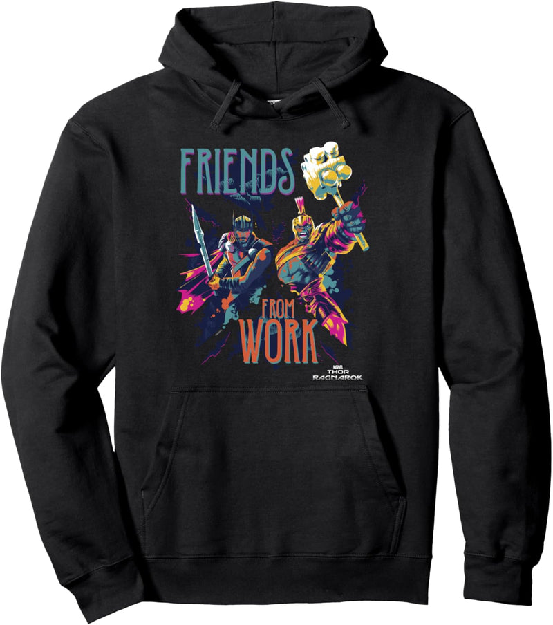 Marvel Thor: Ragnarok Hulk And Thor Friends From Work Pullover Hoodie