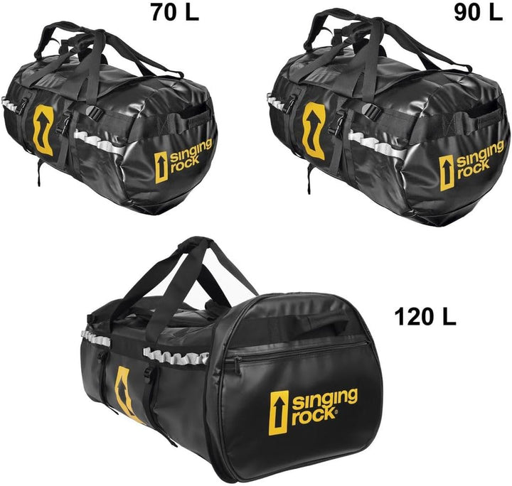 Singing Rock Expedition Duffle Bag 90-Litre/5490-Cubic" Schwarz, 90-Litre/5490-Cubic" Schwarz