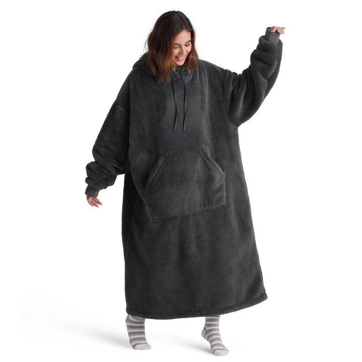 BEDSURE Hoodie Decke mit Ärmeln - Tragbare Decke zum Anziehen Erwachsene Kuschelpullover, Warm Kusch