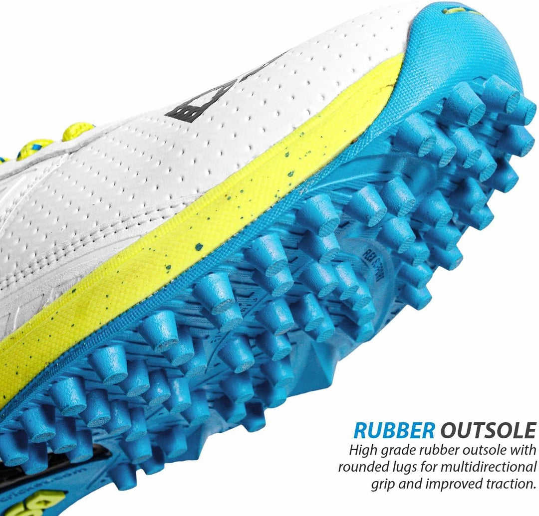 DSC Jaffa 22 Cricket Shoes | for Boys and Men | Lightweight | Embossed Design Gelb 41 EU, Gelb 41 EU