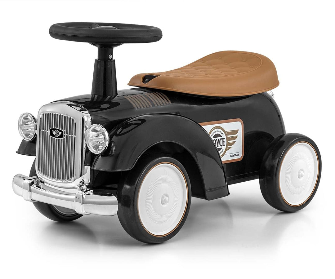 Vintage-Fahrzeug Royce von Milly Mally - Retro Rutschauto mit Hupe, Stauraum und Eva-Rädern für Kind