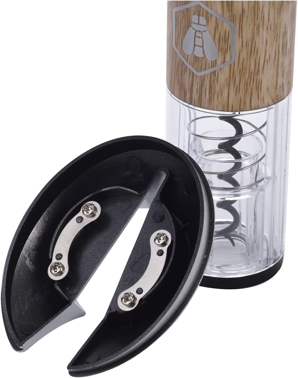 LAGUIOLE - Laguiole Electric Corkscrew, Electric Bottle Opener, Automatic, Wood and Silver