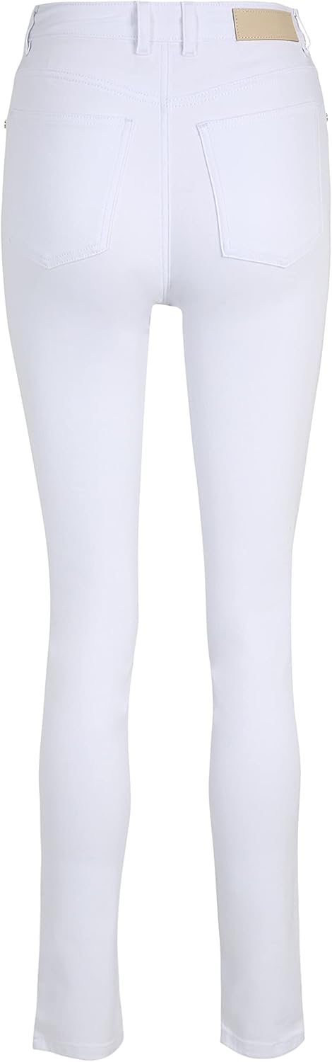 Tamaris Damen APALIT Skinny Jeans 40W / 32L Bright White Denim, 40W / 32L Bright White Denim