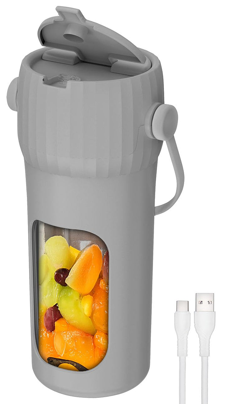 Rosenstein & Söhne Standmixer: Power Akku-Getränkemixer 100 W, 6 Klingen, 1.500 mAh, BPA-frei, USB-C