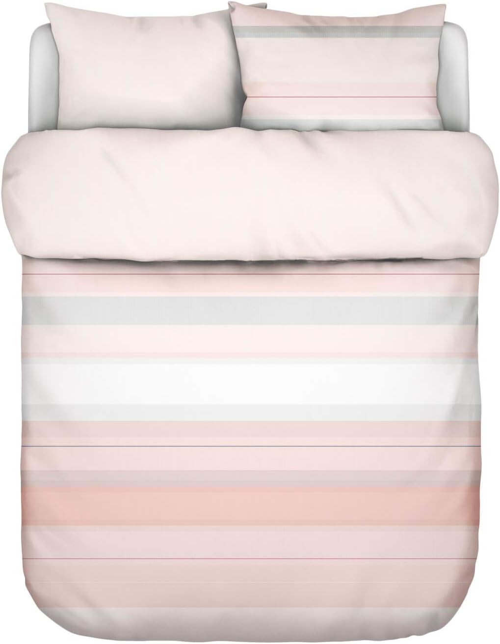 Marc O Polo Bettwäsche Vaja Coral pink 1 Bettbezug 155 x 220 cm + 1 Kissenbezug 80 x 80 cm