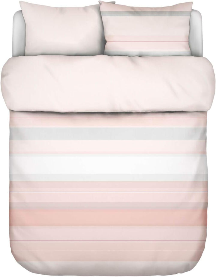 Marc O Polo Bettwäsche Vaja Coral pink 1 Bettbezug 155 x 220 cm + 1 Kissenbezug 80 x 80 cm