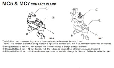 Tama MC7 Compact Rotating Clamp, MC7