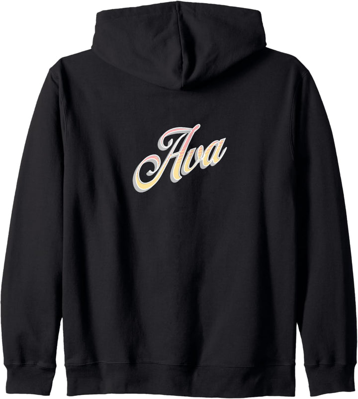 Ava, der Name. Kapuzenjacke