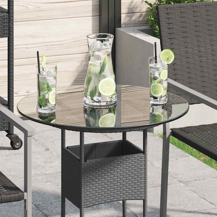 vidaXL Tischplatte Gehärtetes Glas Ø 500mm Tisch Glasplatte Platte Glastisch Durchsichtig Ø 50 cm, D
