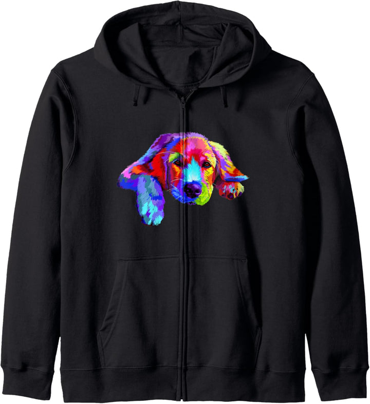 Golden Retriever für eine Golden Retriever Mama Kapuzenjacke