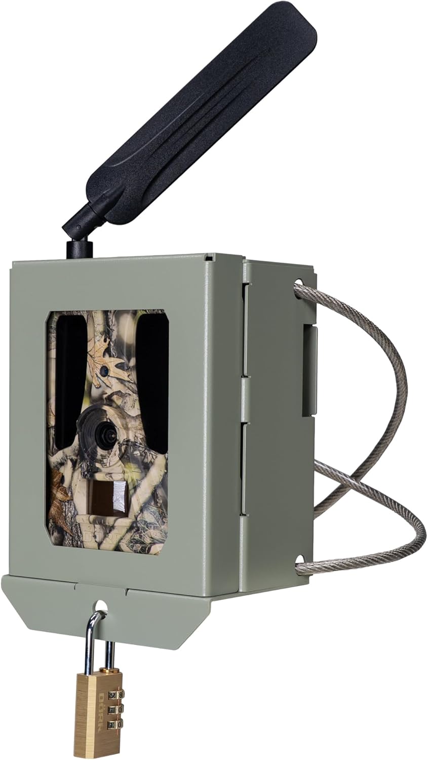 DÖRR Metallschutzgehäuse für Cloud 4G, Pro 4G & 4G Pro RC Wildkamera, Schutzbox für Überwachungskame