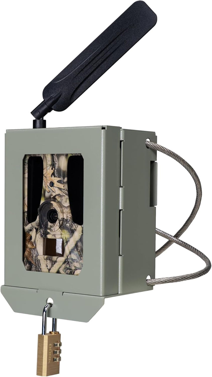 DÖRR Metallschutzgehäuse für Cloud 4G, Pro 4G & 4G Pro RC Wildkamera, Schutzbox für Überwachungskame