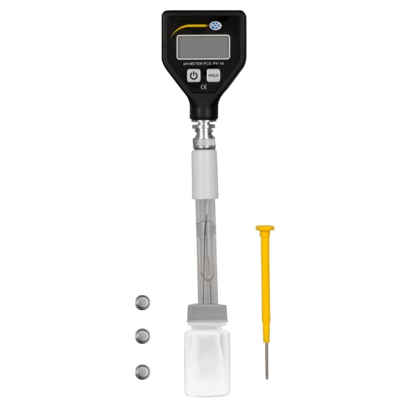 Wasseranalysegerät PCE-PH 18 Erdreich pH-Meter/für Erdreich, Schlamm und dickflüssige Flüssigkeiten/