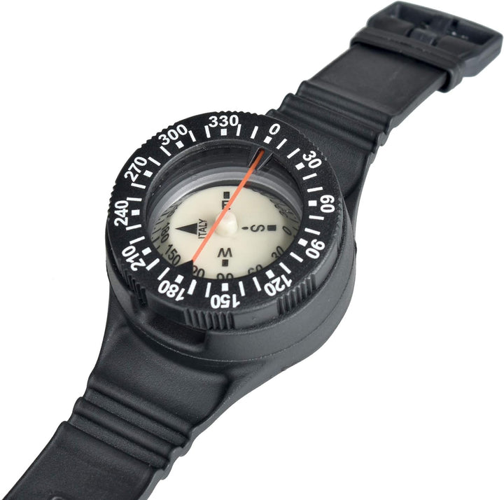 SEAC Unisex-Erwachsene Compass Kompass am Handgelenk, Band und Schnalle mit hoher Widerstandsfähigke