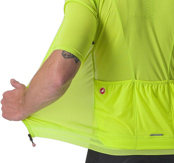 Castelli Herren T-Shirt M Elektrischer Kalk, M Elektrischer Kalk