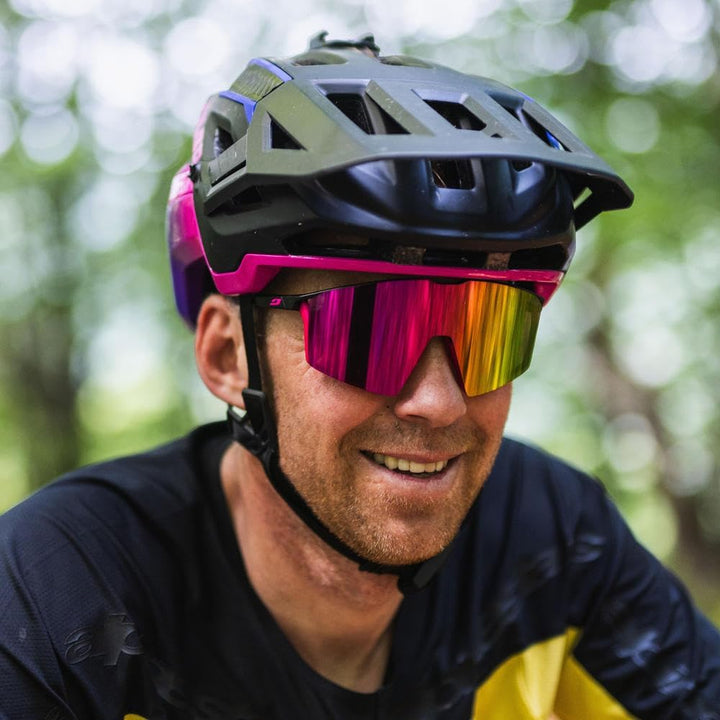 Julbo Unisex Edge Sunglasses Einheitsgrösse Matt Schwarz / Rosa, Einheitsgrösse Matt Schwarz / Rosa