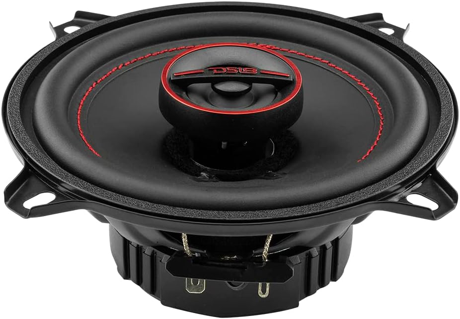 DS18 GEN-x5.25 5,25 Zoll 135 Watt 2-Wege-Koaxial-Lautsprecher mit Mesh-Gitter 4-Ohm - als EIN Paar v