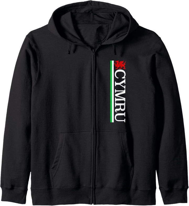 Welsh Baner Cymru Shirt Vertical Flag Of Wales Souvenir Kapuzenjacke