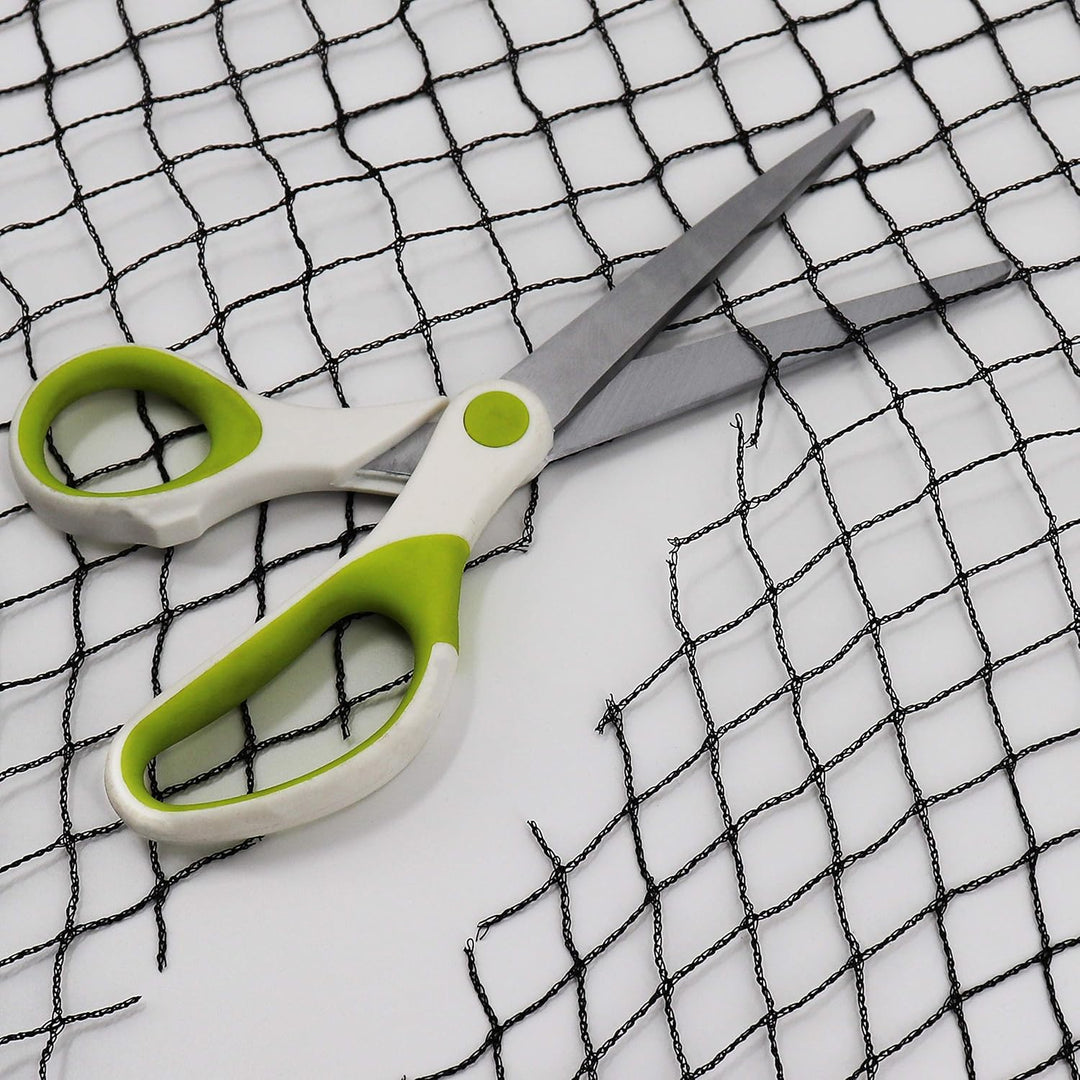 Aquagart® Teichnetz 12m x 12m Vogelschutz 20x20 mm Maschenweite I Pool Laubnetz schwarz I Obstbaumne