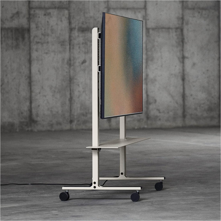 Pedestal Straight Rollin' TV Ständer Rollbar für Bildschirm 40 bis 70 Zoll | Mobiler Fernsehständer