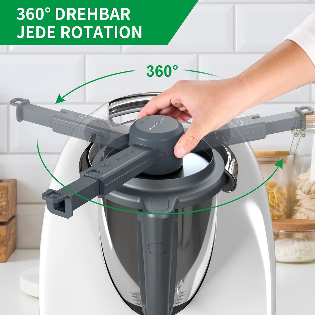 Dampfumleiter für Thermomix TM5 TM6 TM31 TM21, Dampfableiter für Küchen Hängeschränke Schutz, Dampf
