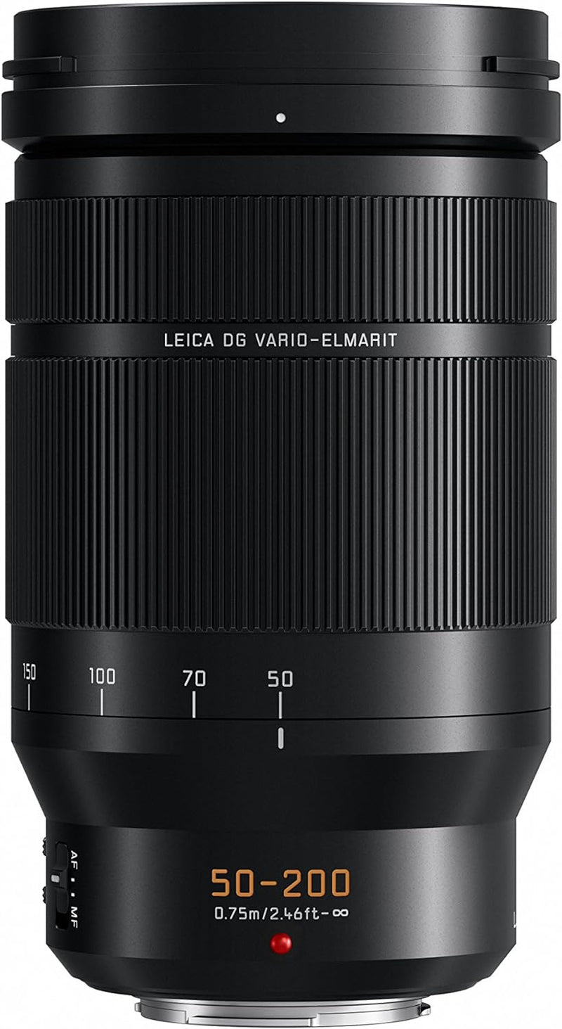 Panasonic H-ES50200E9 Leica DG Vario-Elmarit Kamera Objektive (50-200mm/F2.8-4.0, Premium Telezoom,