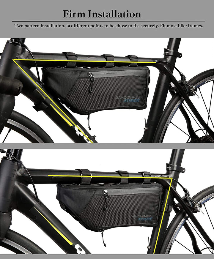 Roswheel Attack Tasche Rahmen Bike Packing erweiterbar 3 – 4L Waterproof Dreieckige Tasche, Dreiecki