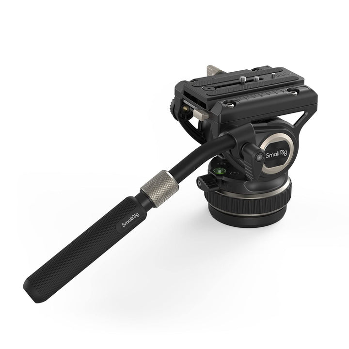SmallRig Stativ Fluid Videokopf, mit Schnellwechselplatte für Manfrotto und für DJI RS 2 / RS 3 / RS