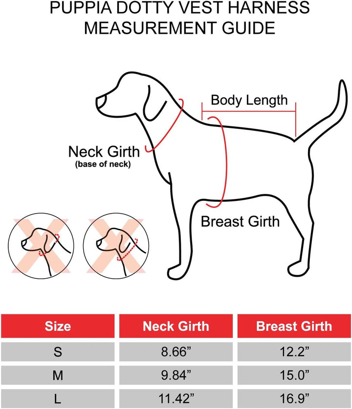 Puppia Dotty Hundegeschirr B himmelblau S, himmelblau S