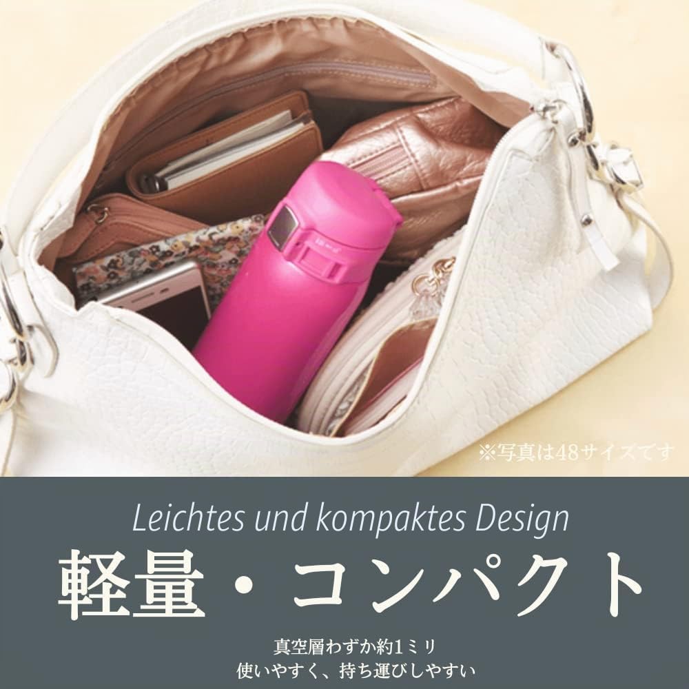 ZOJIRUSHI (Water Bottle Straight Drink [one-Touch Open] Stainless Mug 360ml deep Cherry SM-SD36-PV D