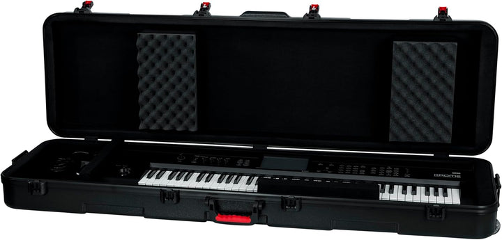 Gator Cases Hartschalen Flight Case für schlanke, extra lange 88-Tasten-Keyboards mit TSA-zugelassen