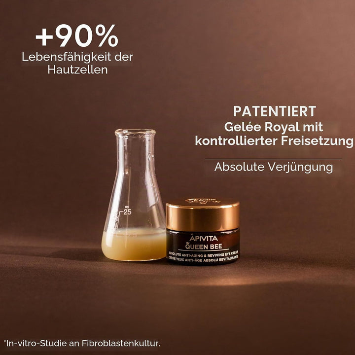 APIVITA Queen Bee Absolute Anti-Aging & Reviving Eye Cream, 15 ml