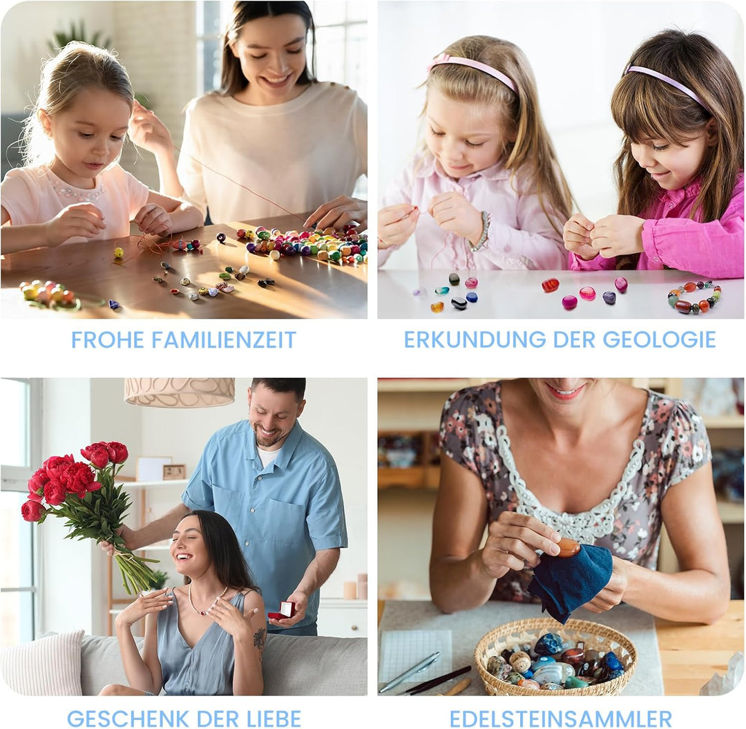 Professionelle Geräuscharme Rock Tumbler Maschine, Steinpoliermaschinen-Set mit Geräuschdämmung für