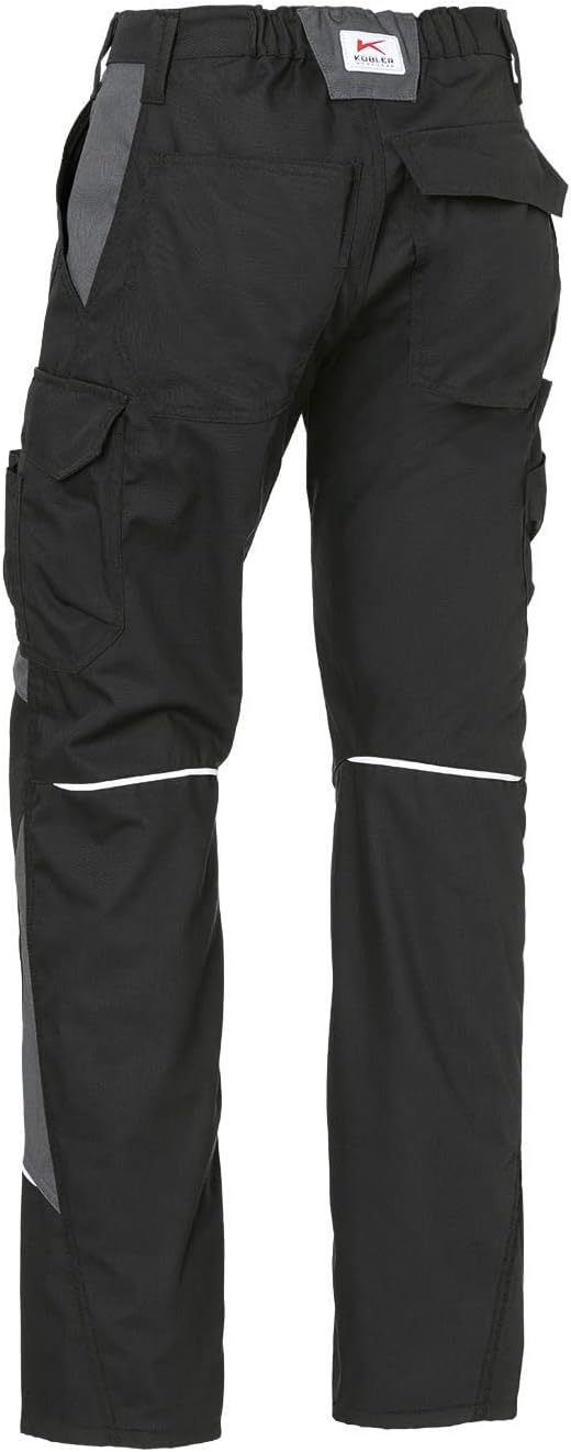 KÜBLER Workwear | KÜBLER ACTIVIQ Cotton+ Arbeitshose | schwarz/anthrazit | Grösse 23, 23